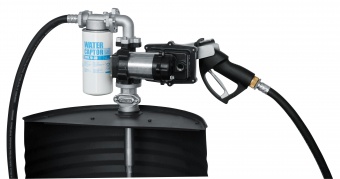 Drum EX50 12V ATEX - Бочковой ком-кт для бензина: э/насос, фильтр, мех.пист., каб. питания, 50 л/мин