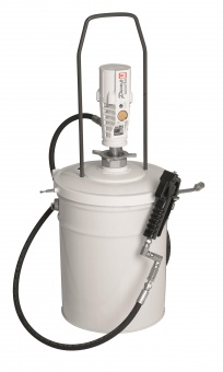Пневматический солидолонагнетатель с насосом РМ3 для ведер 12,5 - 18 кг - фото