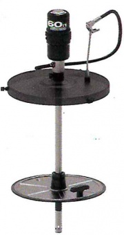 Пневматический солидолонагнетатель с насосом 60:1 для бочек 12-16 кг - фото