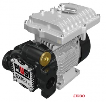 EX100 230/50 ATEX - Роторный электронасос для бензина, ДТ, керосина, 100 л/мин - фото